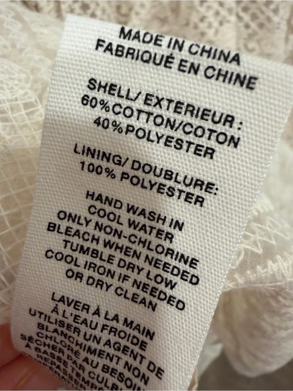 Avec Les Filles Embroidered Lace Midi Dress Natural Ivory Size 6 NWT Cottagecore - Picture 5 of 10